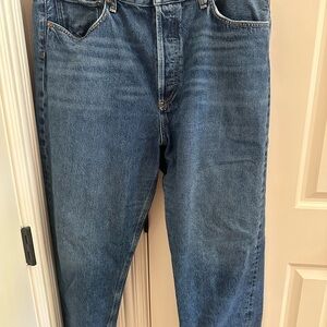 Agolde 90s Crop Mid Rise Straight in Imagine